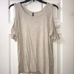 large shoulder less top
